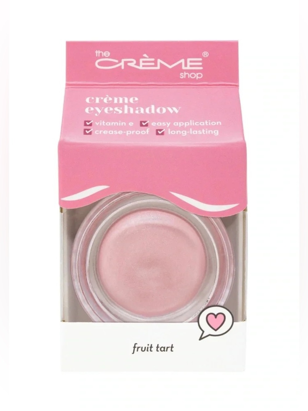 The Crème Shop Fruit Tart Crème Eyeshadow - Soft Pink